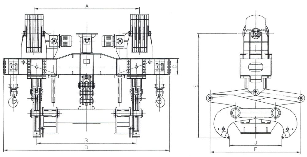 自動開式梯形板坯夾鉗