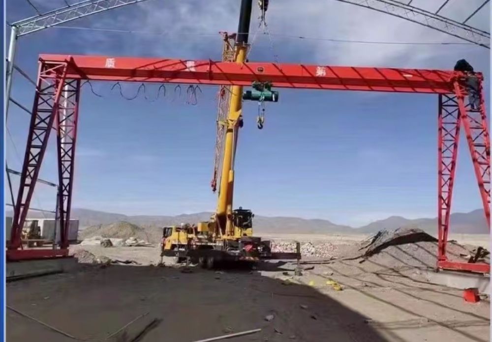 陜西龍門吊、MH型電動單梁門式起重機