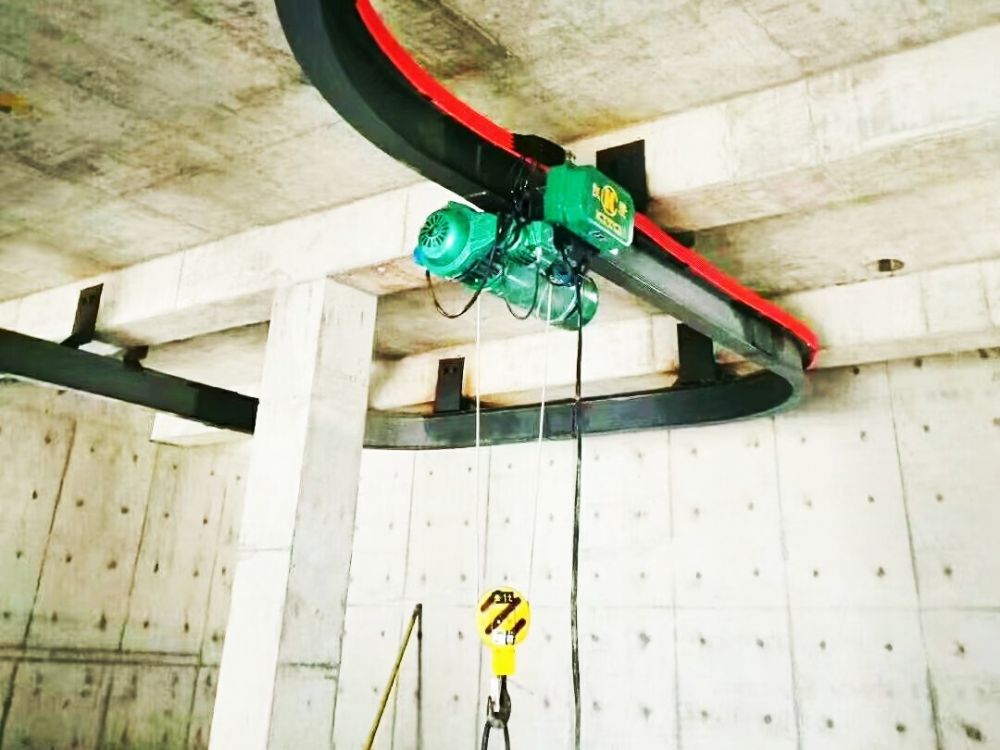 電動葫蘆單軌吊、直行/彎道/弧形/環形單軌吊軌道制造安裝廠家服務