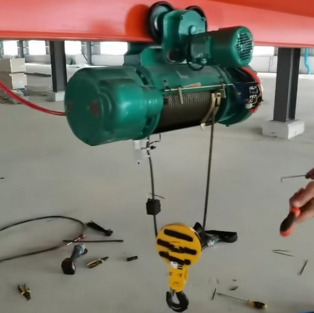 湖北電動葫蘆廠家價格、鋼絲繩電動葫蘆型號規格、噸位、高度