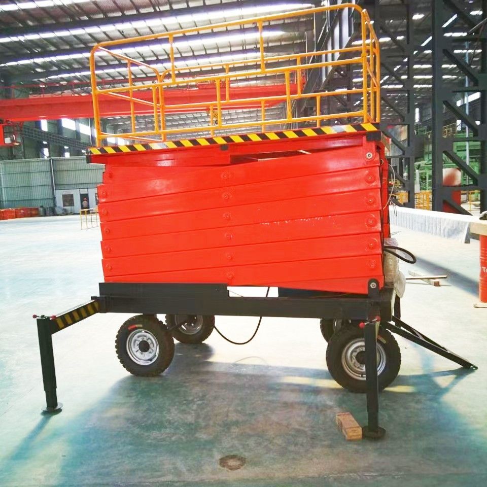 液壓維修平臺、四輪移動剪叉式作業平臺生產廠家、技術參數