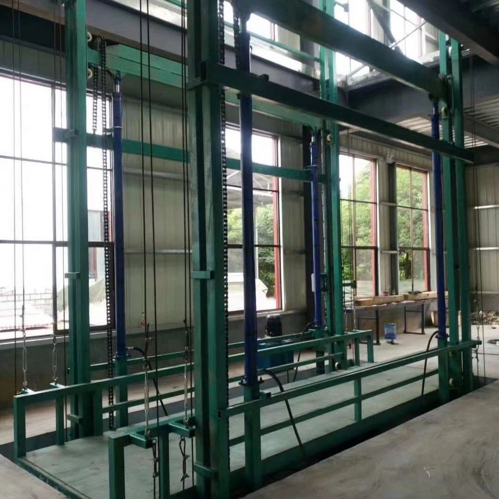 鏈條導軌液壓升降機、升降平臺、貨梯、載貨升降機